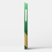 Elegante groene abstracte achtergrond met glinster Case-Mate iPhone case (Achterkant / Links)