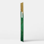 Elegante groene abstracte achtergrond met glinster Case-Mate iPhone case (Achterkant / Rechts)