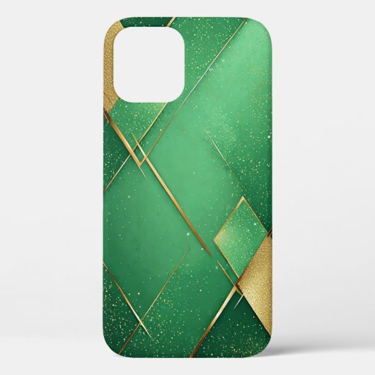 Elegante groene abstracte achtergrond met glinster Case-Mate iPhone case (Achterkant)