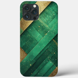 Elegante groene abstracte achtergrond met glitters Case-Mate iPhone case