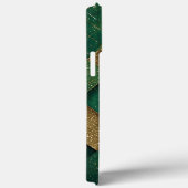 Elegante groene abstracte achtergrond met glitters Case-Mate iPhone case (Achterkant / Rechts)