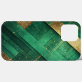 Elegante groene abstracte achtergrond met glitters Case-Mate iPhone case (Achterkant (horizontaal))
