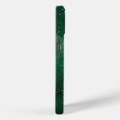Elegante groene abstracte achtergrond met glitters Case-Mate iPhone case (Achterkant / Rechts)