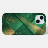 Elegante groene abstracte achtergrond met glitters Case-Mate iPhone case (Achterkant (horizontaal))