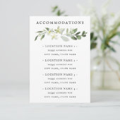 Elegante groene accommodaties Behuizing Kaart (Staand voorkant)