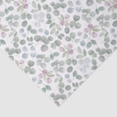 Elegante groene aquarel Eucalyptus Tissuepapier (Detail)