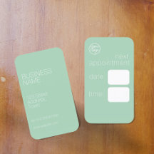 ELEGANTE GROENE BEDRIJFSLOGO VOLGENDE AFSPRAAK KAA