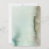 Elegante groene bergjongen eerste heilige communie kaart (Achterkant)