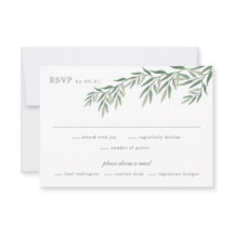 Elegante groene blad bruiloft