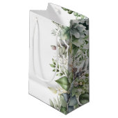 Elegante groene bladeren rustieke bruiloft gunst g klein cadeauzakje (Voorkant Gekanteld)