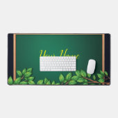 Elegante groene bladtakken bladeren board bureaumat (Keyboard & Muis)