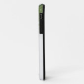 Elegante groene bloemenletter N Case-Mate iPhone Case (Achterkant/links)