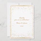 Elegante Groene Boog Bloemen Save the Date Wedding Kaart (Achterkant)