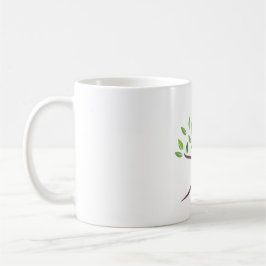 Elegante Groene Boom Minimalistische Klassieke Mok