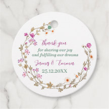 Elegante groene boom verlaat aangepaste bruiloft