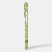 Elegante groene botanische afbeelding met eigen na Case-Mate iPhone case (Achterkant / Links)