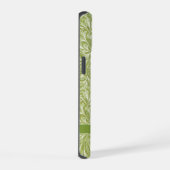 Elegante groene botanische afbeelding met eigen na iPhone 15 case (Rechterkant)