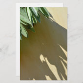 Elegante groene botanische bladeren Fresh-cut krui Briefpapier (Voorkant / Achterkant)