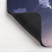 Elegante groene botanische bladeren op beige achte muismat (Hoek)