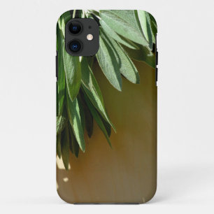 Elegante groene botanische bladeren Verse kruiden iPhone 11 Hoesje
