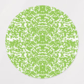 Elegante groene botanische waterdichte labels (Design 1)