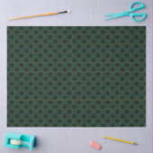 Elegante groene en gouden ruit tissuepapier (Craft)
