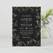 Elegante groene eucalyptus rustieke QR-code bruilo Kaart (Staand voorkant)