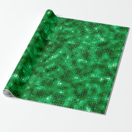 Elegante groene folie cadeaupapier
