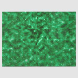 Elegante groene folie tissuepapier