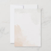 Elegante groene & gouden foto bruiloft bedankkaart (Achterkant)