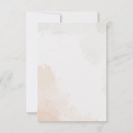 Elegante groene & gouden foto bruiloft bedankkaart (Achterkant)