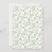 Elegante groene goudkruis Eerste Heilige Communie  Kaart (Achterkant)