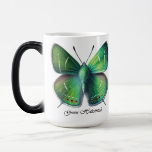 Elegante Groene Hairstreak Vlinder Wrap Magische Mok