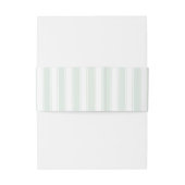 Elegante Groene Initialen Uitnodigingen Wikkel (Achterkant Voorbeeld)