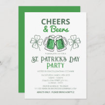 Elegante groene klaver St. Patrick's Day-feest