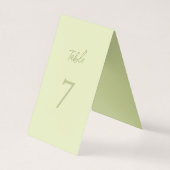 Elegante groene krans Waterverf gepersonaliseerd Kaart (Achterkant)