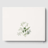 Elegante Groene Margarita Cocktail Bruidsmeisjesfe Gastenboek (Achterkant)