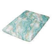 Elegante groene marmeren badkamer mat (Gekanteld)