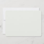 Elegante Groene Moderne Foto Save The Date (Achterkant)