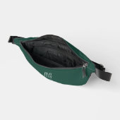 Elegante Groene Monogram Heuptasje (Open)