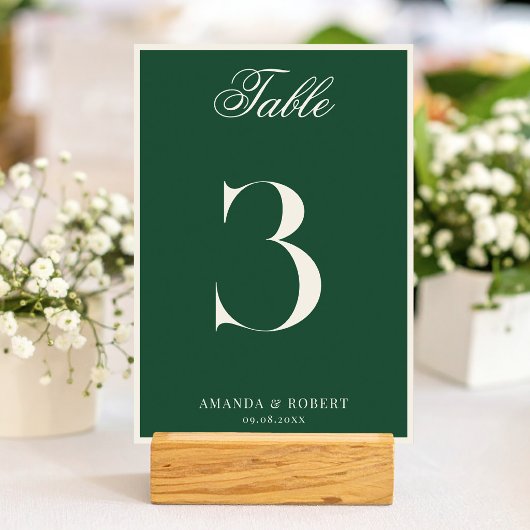 Elegante Groene Oude Geld Huwelijk Kaart