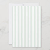Elegante groene strepen kaart (Achterkant)