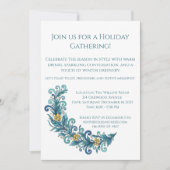 Elegante groene vakantie kaart (Voorkant)