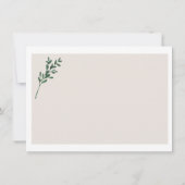 Elegante groene varen wordt je mijn bruidsmeisje kaart (Achterkant)