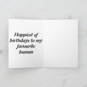 Elegante groene verf splash verjaardag bedankkaart (Binnen)