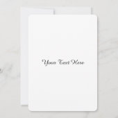 Elegante Groene Waterverf Bloem Kaart (Achterkant)