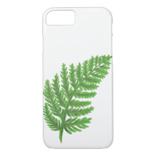 Elegante groene waterverf varens bos bladeren 	iPhone 8/7 hoesje