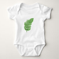 Elegante groene waterverf varens bos bladeren