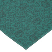 Elegante groene William Morris Style Floral Damask Tafelkleed (Gekanteld)