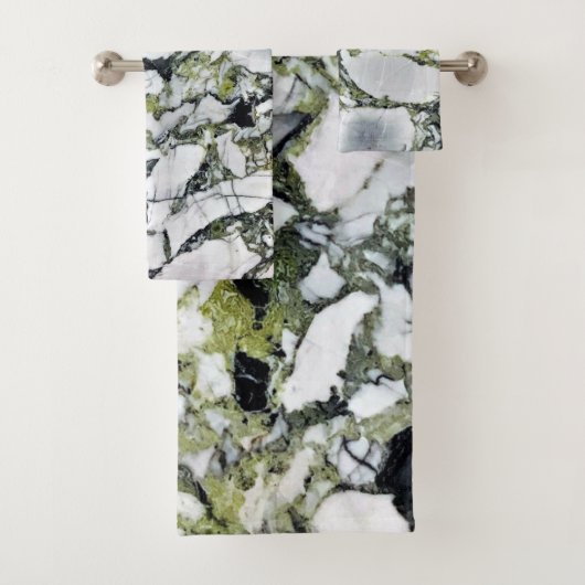 Elegante groene Zen Bad Handdoek (Insitu)